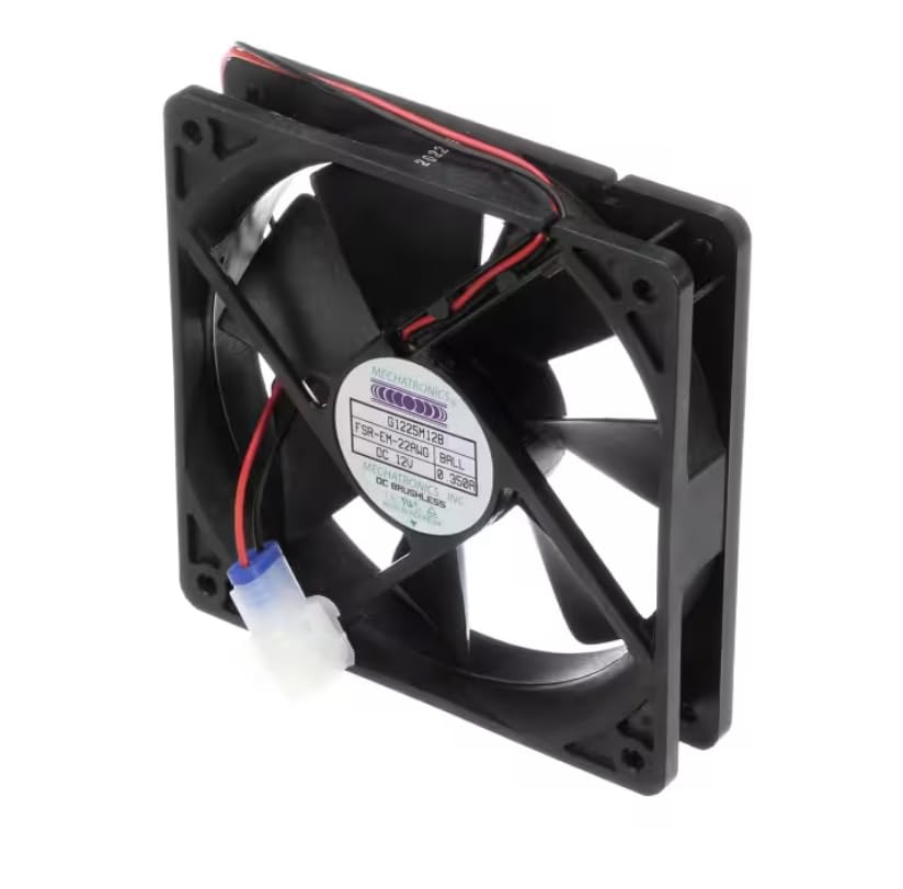 Fits Structural Concepts FSR-EM-22AWG DC 12V 0.350A Fan, Axil, 12 Volt DC
