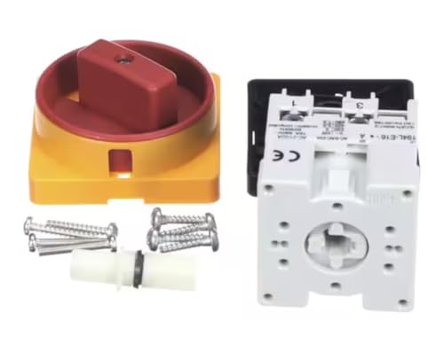 Fits Univex 194L-E16- A AC-3/AC-23A AC-21/22A 194L-E16-1752 A XE 1170 Switch Kit, Door, 16A, 690V, 50/60Hz, Main Power for DR1411, SPZ4ABPD, SPZ4ABPD-2
