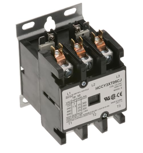HCCY3XT05CJ 50/60 HZ Hartland 110/120V 50/65A 3 Pole Contactor for Vulcan Hart C24EA10, C24EA6, C24GA10