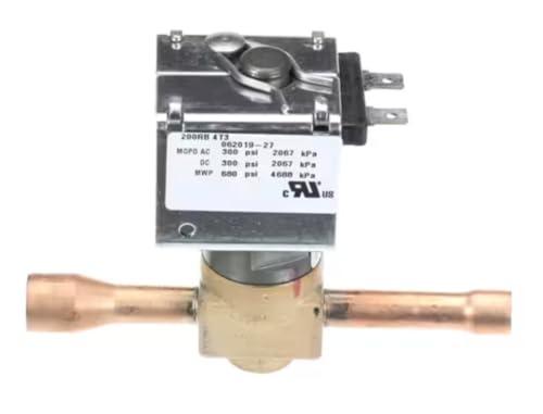 Fits Taylor 4T3 062019-27 V2224 208-220/208-240 WATTS 17/12 HZ 50/60 Solenoid Valve, 208-240 Volt, 1/4" Orifice, 3/8" in x 1/2" Out