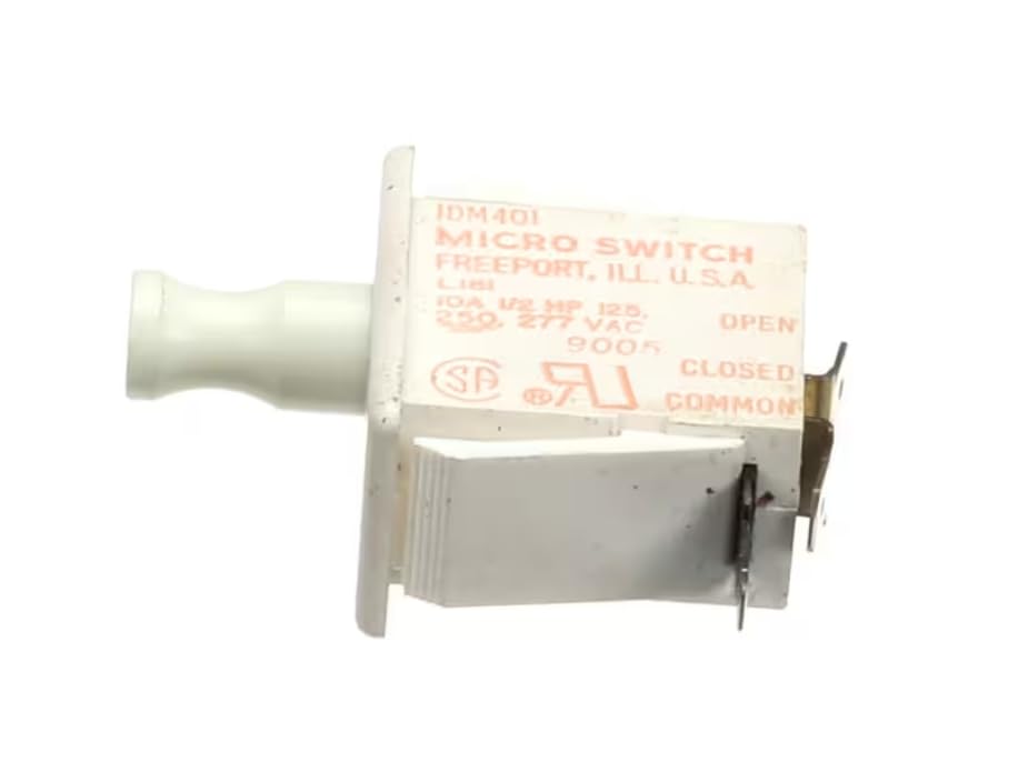 Fits Vulcan Hart IDM401 9005 Switch, Plunger, 10A, White