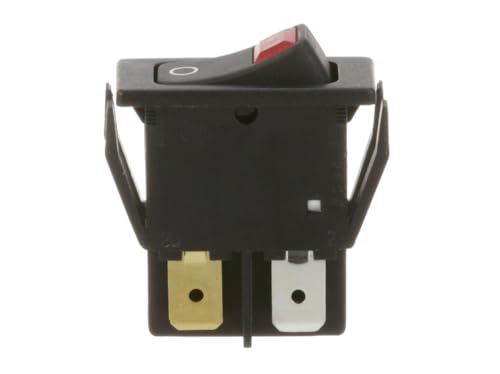 "1555. AC 1 HP R144 Red Lighted Rocker Switch for Delfield ASM-36, ASM-48, ASM-60"