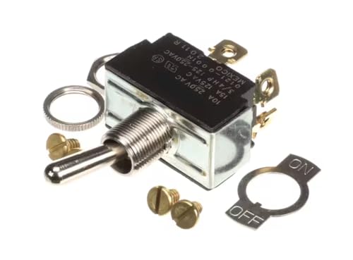 Fits Beverage Air 0121-0001N 2011 R Switch, Toggle, DPST, 250 Volt, 10 Amp