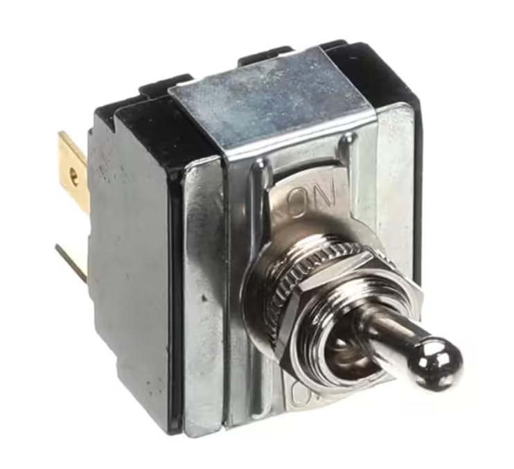 Fits Hobart 0140-3000H 6A 600VAC 12A 250VAC 17A 125VAC Switch, Rocker, 3PST, 3 PH for 8145, 4822, 84145