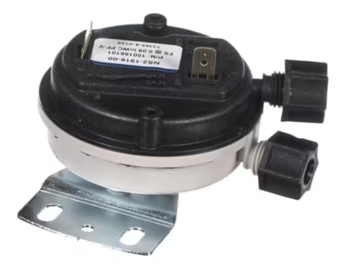 Fits Lochinvar NS2-1916-00 100166101 73365-4-0125 Air Pressure Switch Assembly, 0.09" WC PF-V for OAN201PM, PBL0502, PBL1002