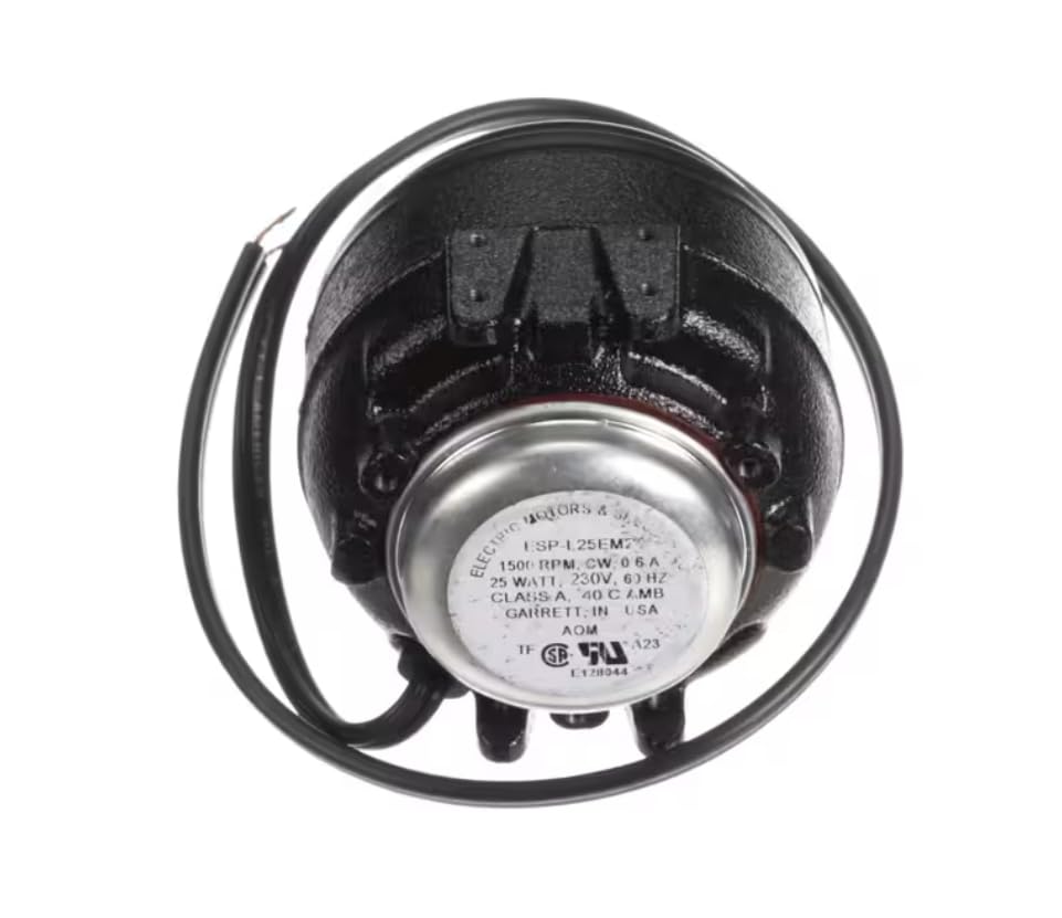 Fits Frosty Factory ESP-L25EMZ A23 Fan Motor, 230V, 60HZ, 1500RPM, 25W for 117A, 127A
