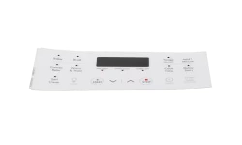 316633012 OVERLAY,CLOCK,WHITE