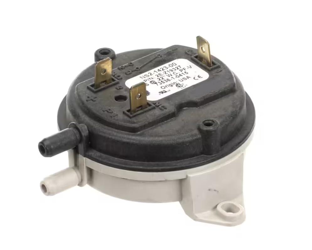 Fits Wells NS2-1423-00 73536-1-0415 Pressure Switch, Filter Replacement Check Light, 0.22 WC for WOV35-SW