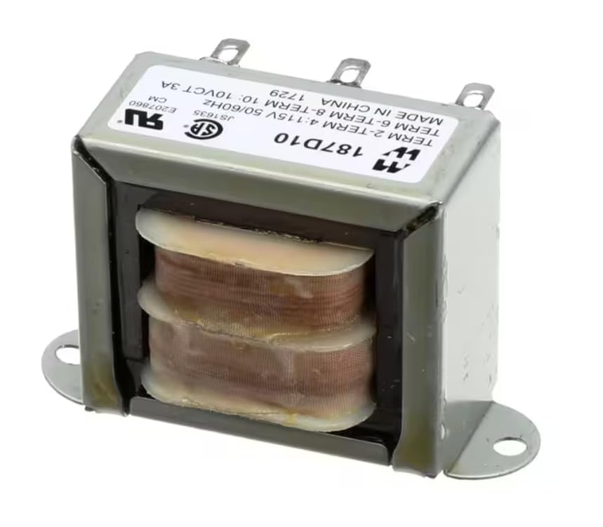 Fits Hardt 187D10 JS1635 E207860 1729 Transformer, 115V to 10V, 50/60HZ