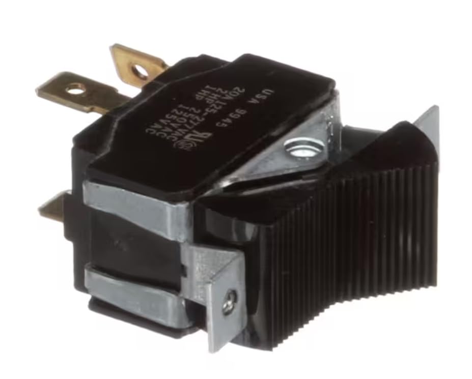 Fits CRES Cor 9945 20A 125-277VAC 2HP 250VAC 1HP 125VAC Switch, Rocker, DPST, 277V, 20A