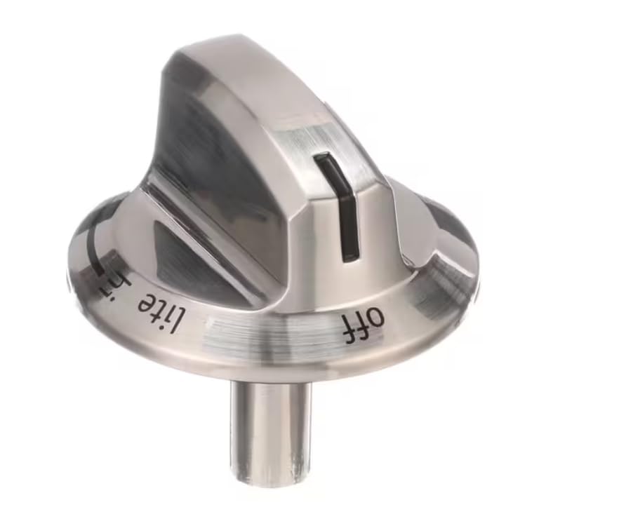 PBT PC/ABS 4 Knob, Surface Burner, Stainless Steel, Off-Lo-Hi-Lite, Cooktop for FFGC3026SSA, FFGC3026SSB, FFGC3026SSC