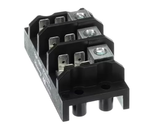 Fits Patriot Cooking TGP-085 85A600V 2-14AWG60LB.in. E257927 Terminal Block, 3 Pole, 85A, 600V