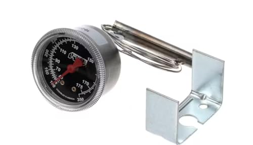 Fits Food Warming Equipment 10-2024 Thermometer with Bracket, Dial Type, 2", 100-350F, 40-175C