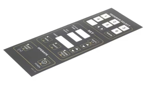 Fits LBC Bakery Equipment 60301-181 Label/Overlay, LCR5/LCR7