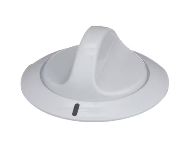 Frigidaire 134011703 Timer Knob, White with Gray Indicator Line, Dryer