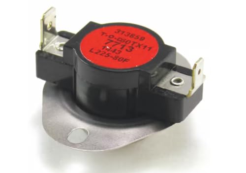 Fits York 7713 1443 L225-80F Temperature Control, SPST, 225 OPEN/145