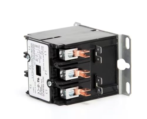 3‑Pole Contactor 50 A 208/240 V – Fits Wells HCC‑3XU04CG Used in WVV‑GRW, WV‑FGRW, HRCP‑7500 & More