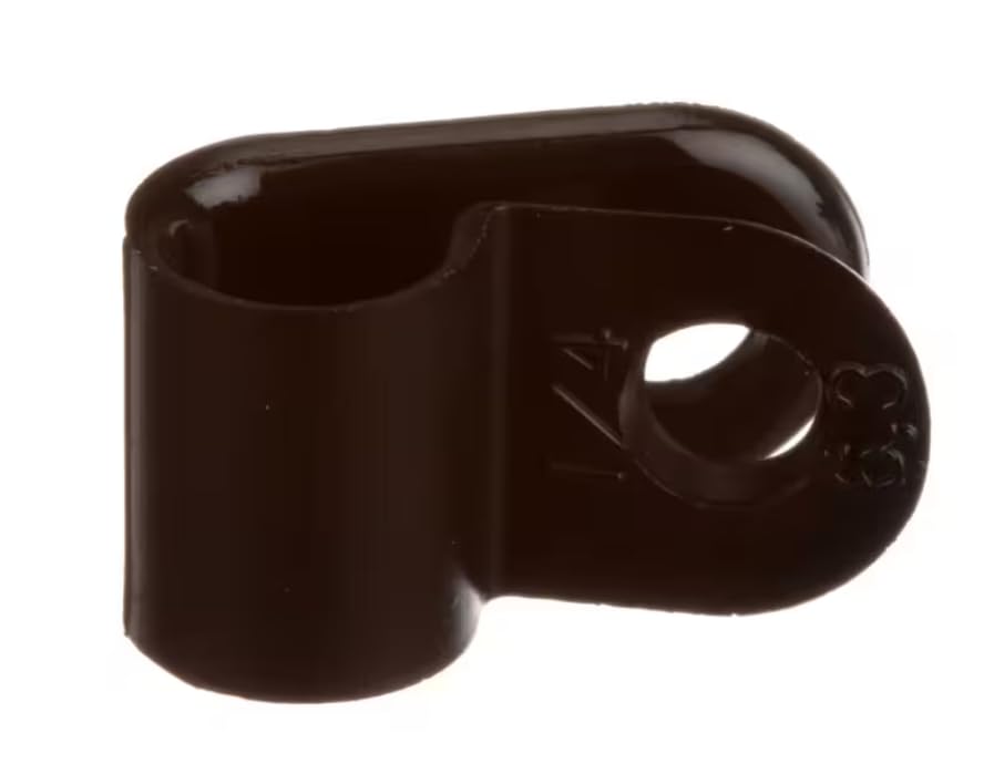 1/4 6.3 25 Clamp, 1/4", Black