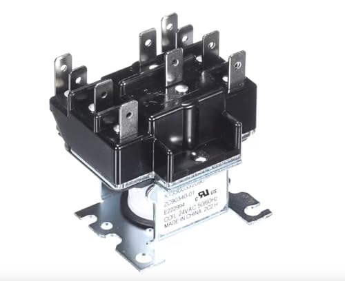 DPDT Control Relay 24VAC Coil, 120–600V – Fits Trane X13300332090 for TCD360AE0R0B1AA1A, TTA0604DAAB00AE Units & More
