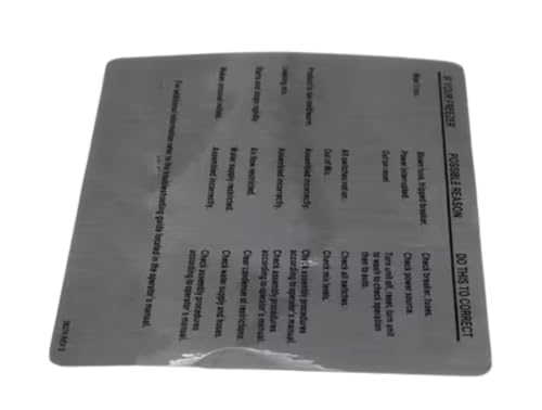 Fits Taylor 38374 REV 3 Decal, Troubleshooting for 430, 441, 490