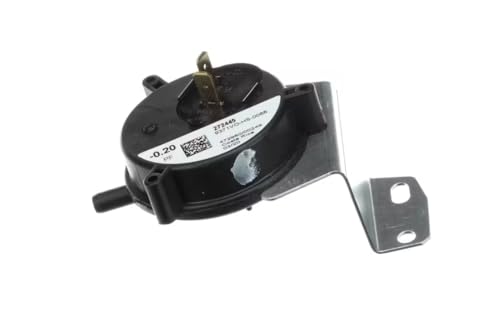 Fits York 272445 472980/00249 03/20 Air Pressure Switch, .20" WC on Fall, SPNO for CZE06011C, CZE04811HW, CZE06011HW