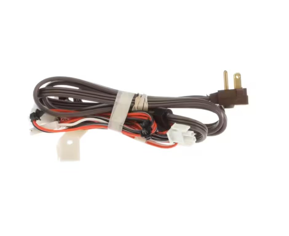 O9784 Refrigerator Power Cord, Right-Angle Plug for GIE17GSNBRSS, GIE17GSNBRSS, GIE17GSNERSS