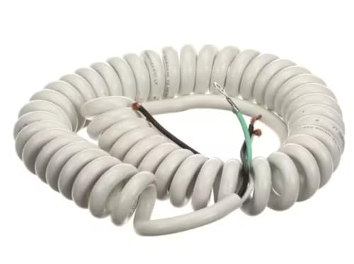 LL38816 E56356 Power Cord, 18/3, 125 Volt, 10 Amp, 105C, White for DL-1100, DL-700, DL-800