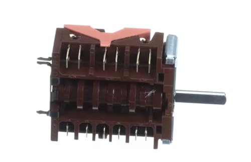Fits Electrolux Professional 46.23966.845 1236 Commutator, 0-5 Position, 6 x 4.6mm, ACF/E4