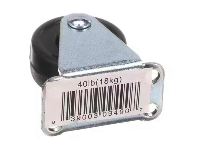 40lb(18kg) 0 3900309490 7 Caster/Wheel, Rigid Plate, Dryer for DSKP333EC0WW, DSKP333EC2WW, DSKP333EC3WW