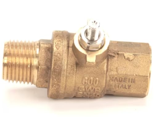 Fits Cleveland CW617N Ball Valve, 1/2", Male x Female, Brass