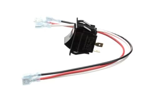 Fits Vulcan Hart E69567 156205 Rocker Switch with Wires, Red Lighted