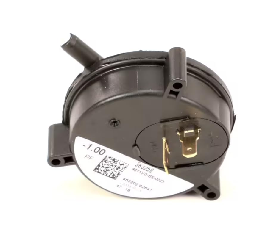 Fits York 453202 02547 47 18 Air Pressure Switch, 1" WC on Fall, Spno for D1NP036N05646, D1NP048N09025, F2FP048H06