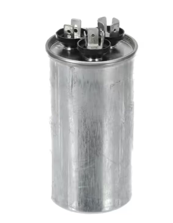 Fits Rheem 328P4510H37N37A5JH 32191005 Serie 0046 Capacitor, Dual, 45/10uF, 370VAC, 50/60HZ, Round for 13AJA24A01, RRPL-B042JK08X, 13PJA24A01757