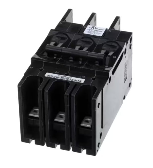 Fits Carrier HVAC 209-3- 2599-410 2307Y17A HH83XB410-B 0128252 Circuit Breaker, 60 Amp, 3 Pole for 48AJE025 500, 48EJE030 510, 50HJ 015 520
