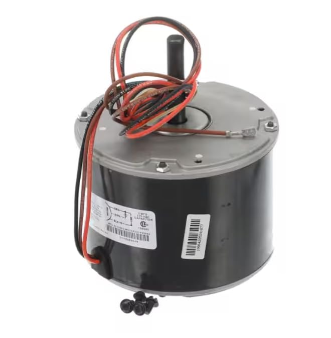 Fits Rheem K55HXKYH-9836 1075/900 7A010 156060 E22922 19064285241077 Condenser Motor, 208-230/220-240V, 60/50HZ, 1PH, 1075/900RPM, 1/5HP for RRPL-B024JK06EBVA, RRPL-B030JK06XAUA, RRPL-B030JK06EBVA