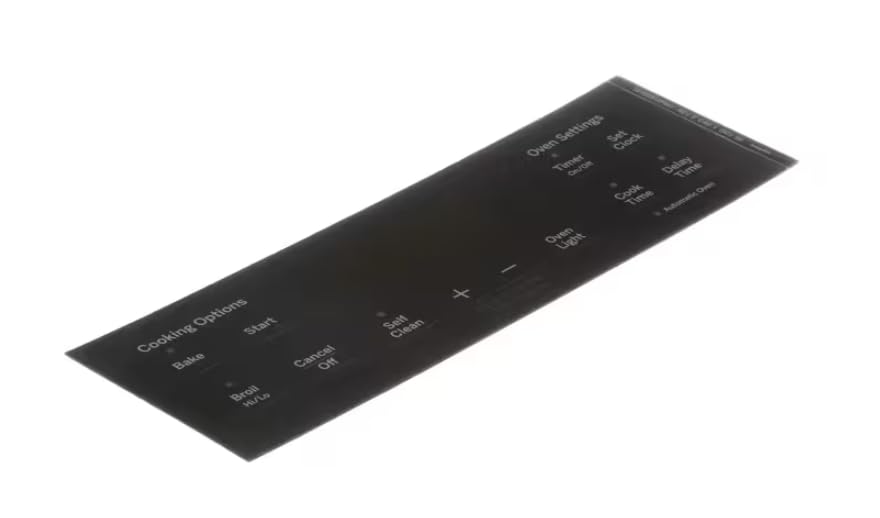 191D9012P007 REV.5 CAV.4 Overlay, Black, Oven for JB625DK1BB, JB625DK1BB, JB625DK2BB
