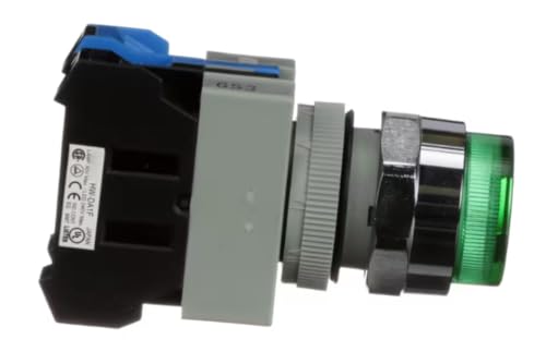Fits Wood Stone Corp HW0DA1F 56120 A600 HW-F10 ALW29910DD-G-24V LR21451 U181221U 120V-600V AC 110-600V DC 10A Switch, Push Button, Green