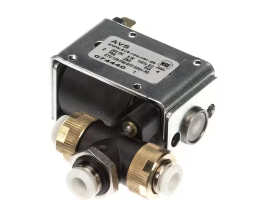 Fits Schaerer ETV-139-F40-6FF-024/=-R0 Solenoid Valve, FKM, 3/2, 24V, 4.0DC, Plug-In Connection for Coffee Art Plus, Coffee Art Plus TouchIT, Coffee Art C
