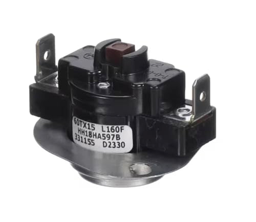 Fits Carrier HVAC 331155-D2330 Limit Switch/Thermostat L160F for 40RU000502, 40RU000500, 40RU000501 and Additional Compatible Units