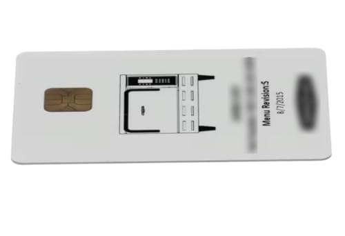 Fits TurboChef NGC-1181-102 Revision C Card Menu Card, Programmed, Jamba Juice, NGC