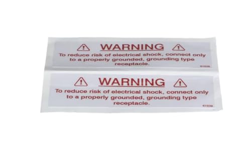 Fits Henny Penny 61039 Lable, Warning, Electrial Shock for PQE-500