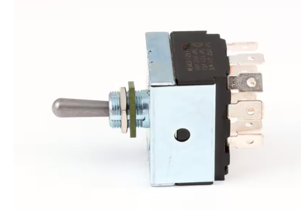 Fits Frymaster 1251 10A 250VAC 15A 125VAC 3/4HP Toggle Switch, Hesitation, 3PDT for MF-90U-80, MPF-50, PF50