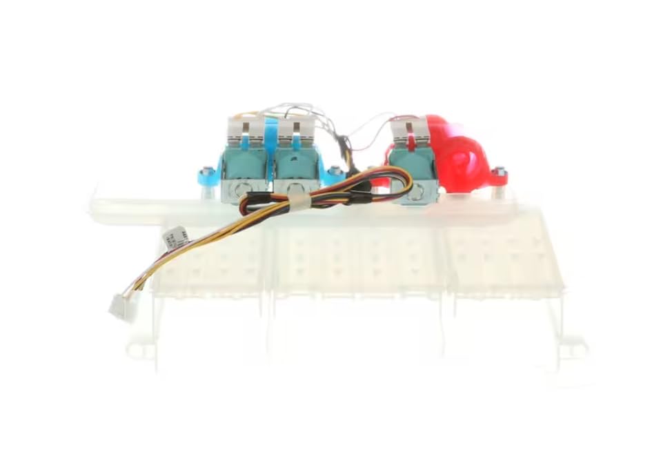 Fits Whirlpool 2100-L5 050359 812271 PP1264E1 Solenoid Valve/Housing Assembly, Dispenser, Hot & Cold, Washer for 2DWTW5500XW0, 7MMVWX500YW0, 7MMVWX500YW1