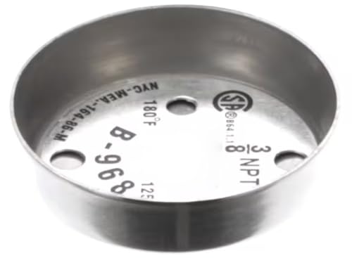 Fits T&S Brass B-968 125 PSI 3/8 NPT B64.1.1 Cover/Name Plate with Screws, Vacuum Breaker for B-0968-HA, B-0968-RK01