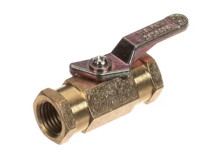 Fits Jade 292.9408 BALL VALVE BRASS 1/4 FEMALE X 1/4 FEMALE for JTPC-16, JTPC-18, JTPC-24