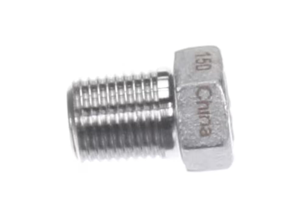 Fits Henny Penny MB 150 1/8 304 Pipe Plug, Hex Head, 1/8", Stainless Steel