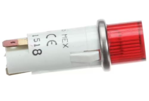 Fits Cleveland 1518 0.1W Indicator Light, Red, 6V for KEL-100, KEL-100-T, KEL-25