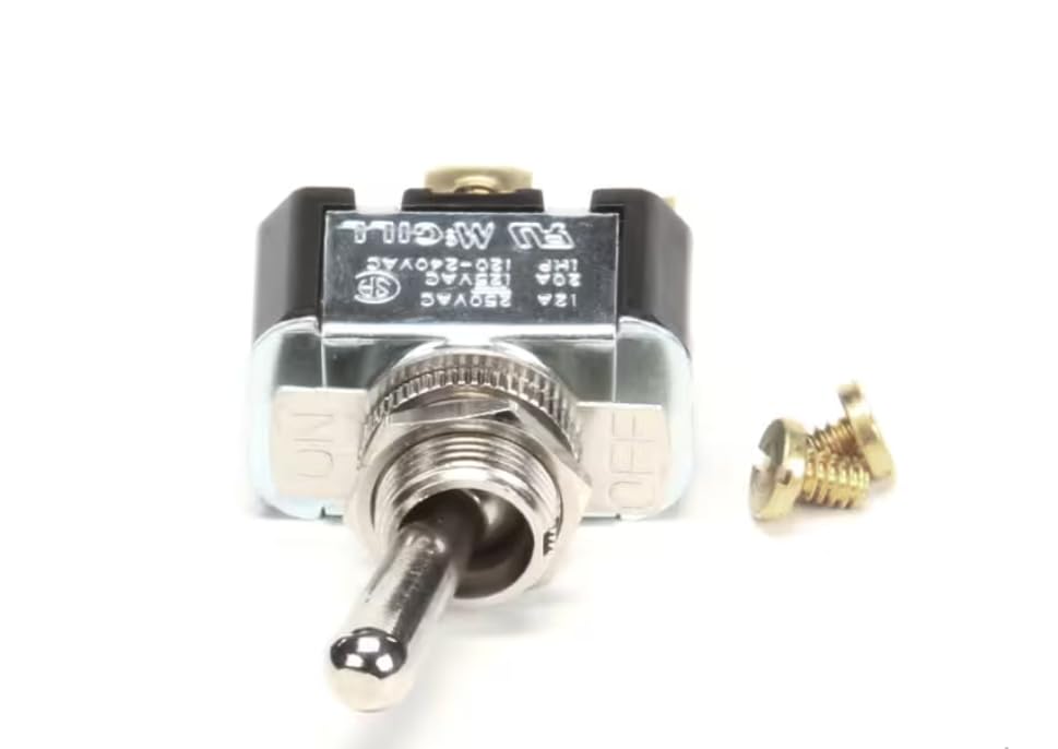 Fits Randell 1534 R 30_0001N Toggle Switch, 12 Amp @ 250V/10 Amp @125V, 2X464, SPST for 40026A, 4030GA, 9550A