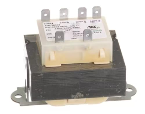 Fits Blodgett NSC-21B3-0603 N14298 Class 2 Transformer, 120/208/240V to 24V, 40VA, 50/60HZ for BCX-14G, CNVX-14E, HV-100E