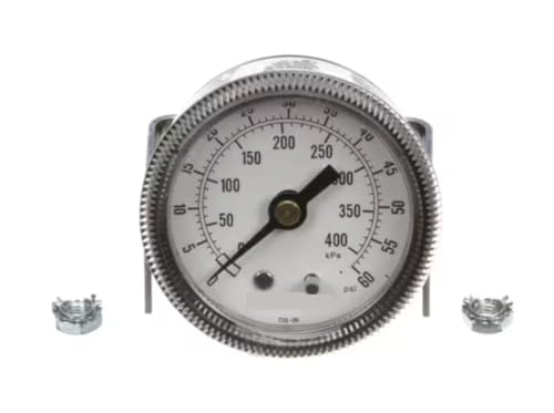 Fits Meiko 1634 238A638-01 733-06 Pressure Gauge, 0-60 PSI, 2" Diameter for K-100E, K-100ET, K-100ST
